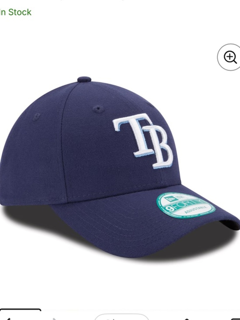 NWT New Era Tampa Bay Rays The League 9FORTY Adjustable Cap